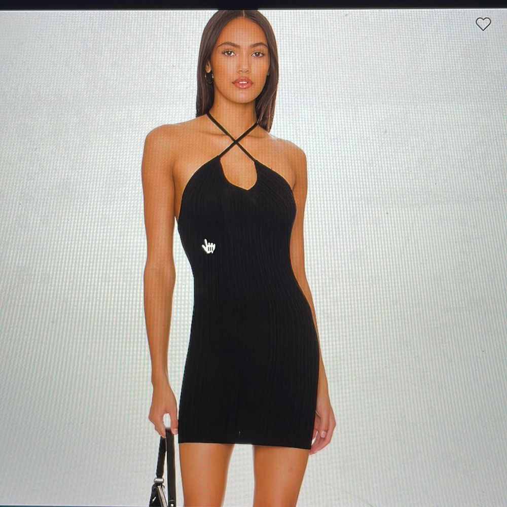 Revolve Thames Crossover Knit mini dress